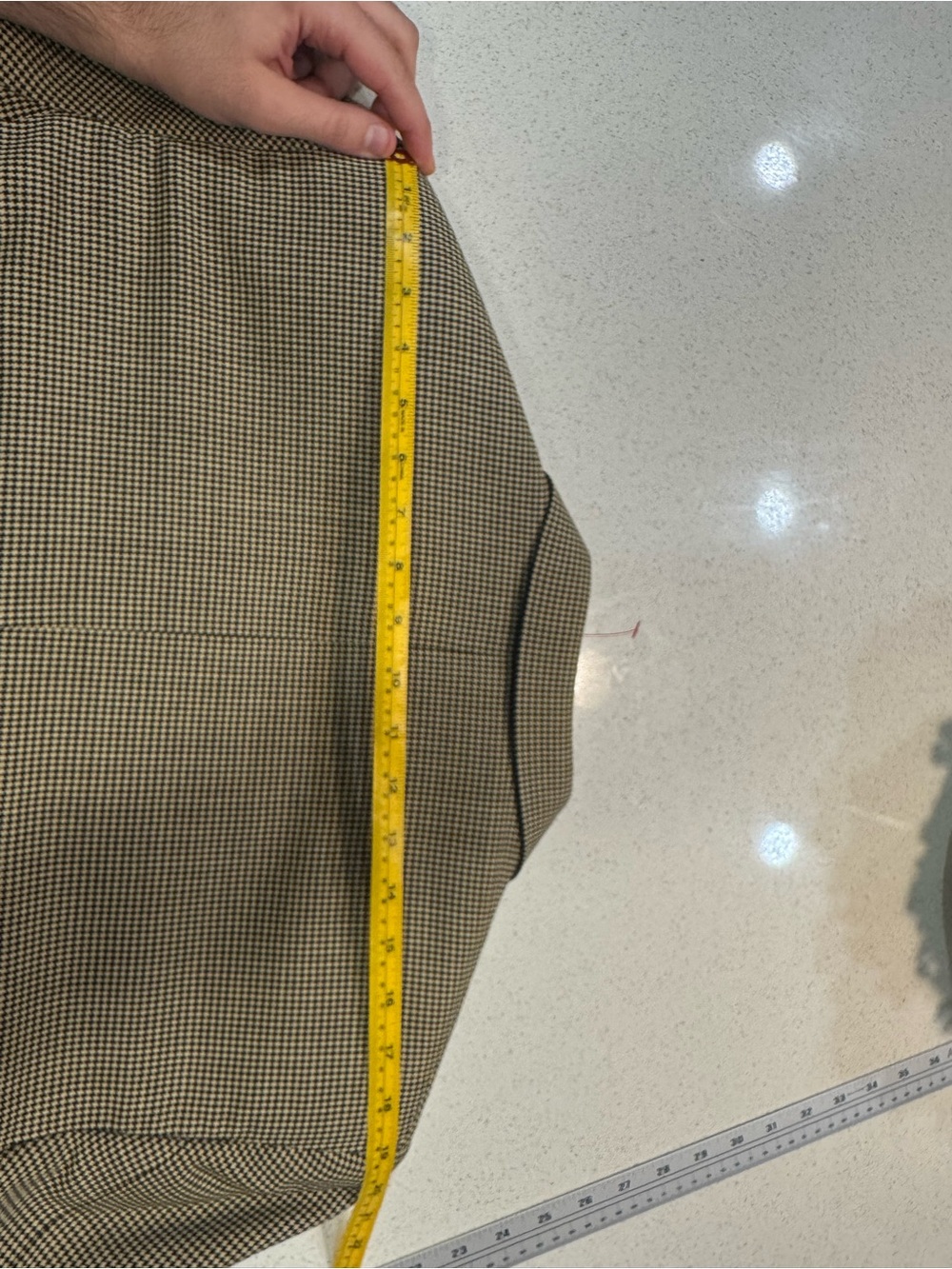 Canali Tan and Brown Houndstooth Sport Coat - Picture 13 of 13